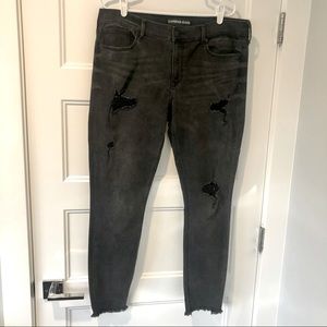 Express Distressed Jeggings